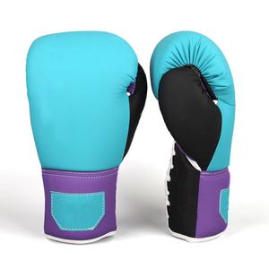 Gants de boxe professionnels roses 10oz sur mesure pour hommes, pour cible de frappe et entraînement – Fournisseur pour commandes en gros - Product Image 3