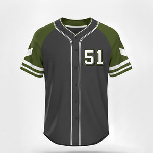 Camiseta de béisbol personalizada para hombre, material ligero de alto rendimiento, ideal para partidos de práctica de deportes de equipo y uso diario. - Product Image 2