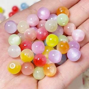 Cuentas Sueltas de Resina Acrílica con Patrón Cuadrado Marmoleado para Hacer Pulseras, Manualidades de Joyería, Diseño Minimalista - Product Image 3