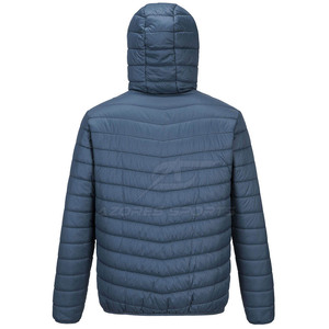 Durable Men Puffer <b>Jacket</b> Winter Warm Lightweight Quilted Insulated Outerwear Outdoor Stylish Street Fashion Front Quick Dry - Product Image 2