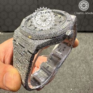 Charm_Jewels Luxury Stainless Steel Square Analog Quartz <b>Watch</b> With Sapphire Crystal 42mm Luminous Unisex - Product Image 3