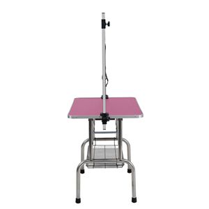 42\" Adjustable Stainless Steel Frame Folding <b>Dog</b> Pet Grooming <b>Table</b> with Rubber Mat for Cats and <b>Dogs</b> - Product Image 5