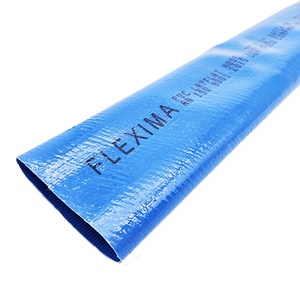 Tuyau d'irrigation flexible léger en PVC bleu Flextime 100 mètres, plat, 100 % composite, certifié ISO 9001/9002 - Product Image 4