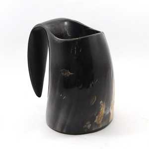 Premium Quality Viking Drinking Horn <b>Mug</b> Stainless Steel Handmade Eco-Friendly <b>Large</b> Capacity Travel <b>Mug</b> Lid Party Use High - Product Image 1