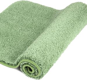 Hot Selling 17"x24" Microfiber Bath <b>Mat</b> Super <b>Absorbent</b> Non-Slip Floor Thick Plush Shaggy Tufted Bathroom Rug Washable Hotel - Product Image 1