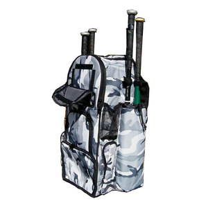 Sac à dos de baseball camouflage personnalisé unisexe pour jeunes, sac de rangement pour équipement sportif, imperméable, durable, avec fermeture éclair, pour la randonnée et les voyages - Product Image 4