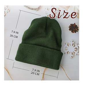 Vintage Ribbed Knit Beanie-Unisex Winter <b>Warm</b> <b>Hat</b> Soft Stretch Spandex/Cotton Minimalist Streetwear Essential - Product Image 2