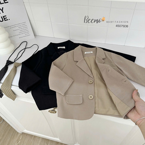 Vente en gros Ensembles formels d'hiver pour garçons Costume pour enfants Ensemble costume pour garçons Tenue formelle pour enfants Performance Costume de smoking de style britannique - Product Image 5