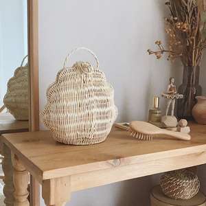 Cesta de mimbre tejida para niños pequeños, cesta de juguete de alta calidad, cesta infantil hecha a mano en Vietnam - Product Image 6