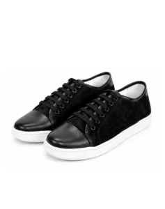 Top Trending Men Canvas Shoes in Suede Leather With Rubber Outsole Anti-Slip Breathable Comfortable Fashion Trend Men Sneakers - Product Image 1