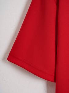 Trendy <b>Red</b> <b>Crop</b> <b>Top</b> Custom Printed Graphic Tees Fashionable Short Sleeve Clothes Casual Women's Shirts Slim Fit Summer Blouse - Product Image 5