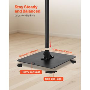 Supporto per Proiettore Regolabile in Altezza 30.3-63.4 Pollici, Rotazione a 360° per Proiettori di Car Mounts - Product Image 5
