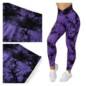 Wholesale Custom High Waisted Sports Workout Yoga <b>Pants</b> Leggings for Women Soft Gym Fitness Leggings - Product Image 5