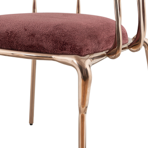 Chaises de salle à manger en tissu fabriquées sur mesure au Vietnam, chaise de salle à manger moderne en velours, réglable, prix raisonnable - Product Image 6