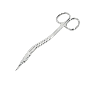 Ciseaux chirurgicaux Locklin angulaires 16,5 cm en acier inoxydable poli miroir, instrument de coupe chirurgical - Product Image 4