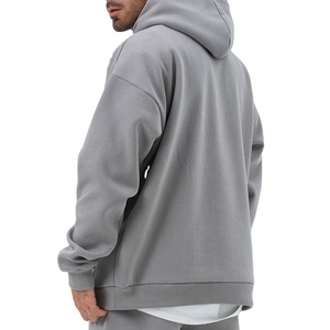 450GSM Sweat à capuche surdimensionné unisexe en coton lourd avec logo sérigraphié Streetwear pour hommes-OEM personnalisable 2026 - Product Image 5
