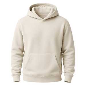 Sweat-shirt à capuche pour homme, coupe classique, en molleton de coton, décontracté, avec poche avant, pour l'automne - Product Image 1