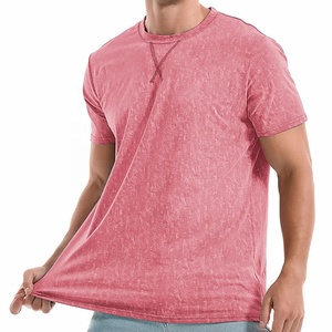 Venta al por mayor personalizado 100% algodón hombres Slim Fit secado rápido Camiseta cuello músculo Fitness estampado Puff técnica Hombre Ropa Fitness - Product Image 5