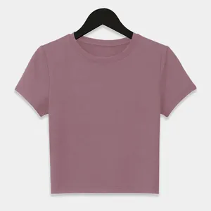 Camiseta Corta Informal para Mujer, Cómoda y Transpirable, Ropa Ecológica y Duradera con Servicios de Diseño OEM - Product Image 1