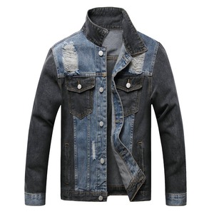 Trendy <b>Men</b> <b>Denim</b> <b>Jackets</b> Wholesale Durable Custom Made High Quality Outerwear - Product Image 4