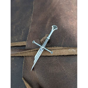 Spilla da Kilt Ispirata al Signore degli Anelli, Stile <span class=keywords><strong>Clan</strong></span> Scozzese, Realizzata Artigianalmente in Metallo di Alta Qualità, Decorativa per Abiti, Spille all'Ingrosso - Product Image 2