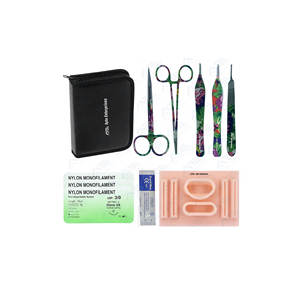 Kit de suture en silicone de bonne qualité Kit de pratique pour étudiants en médecine avec kit de suture réaliste Instrument médical - Product Image 1