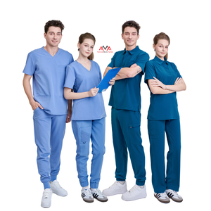 Uniforme d'infirmière de haute qualité, dernier design, vêtements médicaux d'hôpital, rayonne, PE, spandex, tendance - Uniforme d'usine FMF - Product Image 6