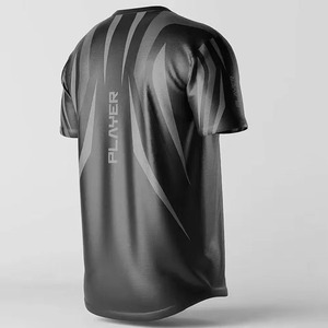 High Quality 100% Polyester E-Sports T-<b>Shirts</b> Quick Dry Reversible Breathable Jerseys Custom Logo Sublimation E-Sports Wear - Product Image 6