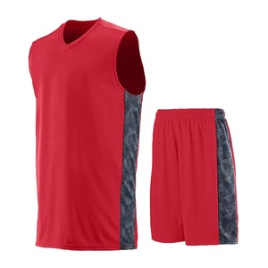 Uniforme de Baloncesto Sublimado de la Mejor Calidad, Conjunto sin Mangas de Poliéster Transpirable, Uniforme de Baloncesto Reversible para Hombre - Product Image 3