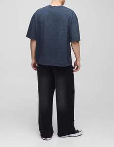 Fabricante de Camisetas Oversize de Estilo Urbano, Camisetas de Algodón Lisas de Primera Calidad, 220 g/m², Camisetas Oversize para Hombre - Product Image 4