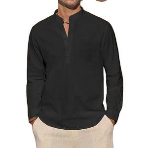 Camisas de talla grande para hombre 100% algodón nueva moda camisa sin hierro antiarrugas clásico sólido negocios Casual ropa suave - Product Image 3