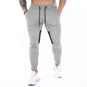<b>Men</b> Track Pants Premium Athletic Fit Adjustable Drawstring <b>Elastic</b> Waist Lightweight Sportswear <b>Trousers</b> with Side Pockets - Product Image 2