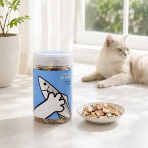 ผู้ผลิตอาหารสัตว์เลี้ยงเกาหลี odm pet food ขนมสัตว์เลี้ยงโปรตีนสูง odm cat treat ขนมแมวพรีเมียม ขนมแมวส่วนผสมเดียว - Product Image 1