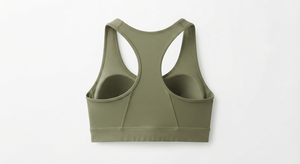 Soutien-gorge de sport sans coutures à maintien élevé, respirant, séchage rapide, avec logo en maille sur le devant, idéal pour le yoga, la course et le fitness - Product Image 2