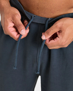 Pantalon de survêtement droit en molleton de coton personnalisé pour homme, taille élastique avec cordon de serrage, style streetwear décontracté et respirant - Product Image 3