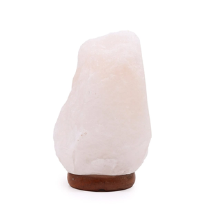 Lámpara de Sal Blanca del Himalaya Hecha a Mano, Luz Nocturna de Cristal Natural para Yoga, Meditación, Purificador de Aire, Iluminación Decorativa, Regalo - Product Image 2