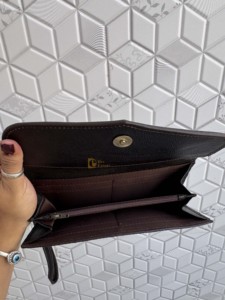 Latest Designer 2026 Hand <b>Tooled</b> Carving <b>Leather</b> Clutch Stylish Hair On Hide Multi Uses Western Women's Wrist Wallets - Product Image 6
