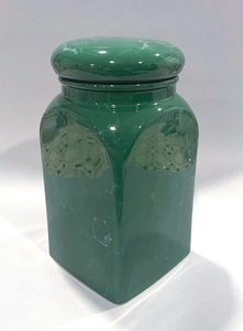 Sleek Gloss <b>Storage</b> Canister With Square Form Tight Seal Lid Generous Capacity Durable Surface Modern <b>Kitchen</b> Organizer - Product Image 2