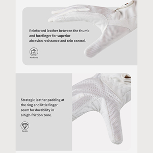Gants d'équitation sportifs personnalisés, nouvelle conception, vente chaude, légers, respirants, durables, compatibles écran tactile, antidérapants - Product Image 3