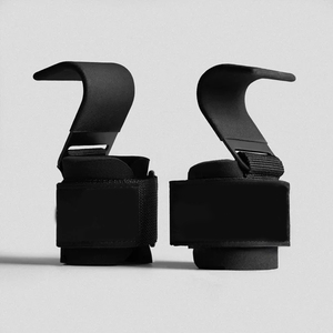 Crochets de musculation en néoprène avec sangles de poignet souples pour tractions, soulevés de terre et entraînement - Product Image 2