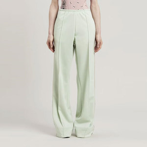 Pantalones de chándal acampanados para mujer, de cintura alta, elásticos para yoga, de pierna ancha, para fitness, joggers, ropa casual de descanso, proveedor OEM - Product Image 2