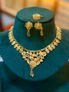 Collar de amante hecho a mano enigmático de la joyería de Dubai de Oro africano inspirado en el Valle DE LOS Reyes - Product Image 6