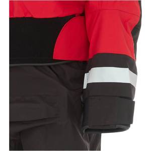 Red <b>Black</b> <b>Work</b> Coverall Polyester Reflective Unisex Full Body Protection Uniform - Product Image 5