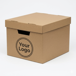 Flexographic Matt Lamination Recyclable Corrugated Board Paperboard Liner Business Shopping Custom Logo Kraft Rigid Shipping - Product Image 4