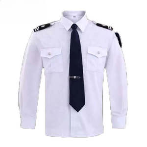 Uniformes de Guardia de Seguridad Profesionales Personalizables, Transpirables y Cómodos, Tallas Estándar de Fábrica, Traje de Guardia Privada Blanco - Product Image 1