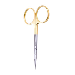 Tijeras Quirúrgicas para Iris, Instrumento de Corte Manual Profesional de Precisión con Mango Dorado, Certificado CE, Reutilizables, de Acero Inoxidable - Product Image 5