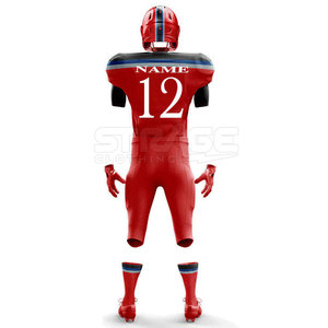 Low MOQ <b>Hot</b> Sale American Football Uniform Stylish Design Flexible Fit Team Colors Polyester Customizable Colors Sizes - Product Image 3
