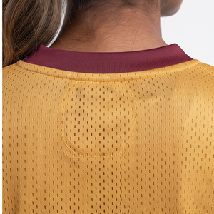 Women's V-Neck Short Sleeve Lacrosse Jersey Printed Sublimated Customizable OEM Service High Quality Wholesale - Product Image 5