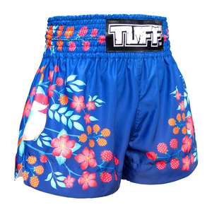 Pantalones Cortos de Muay Thai para Hombre, Estampado Vibrante, Cintura Elástica, para Entrenamiento, Gimnasio, Kickboxing, Ligeros, Coloridos - Product Image 3