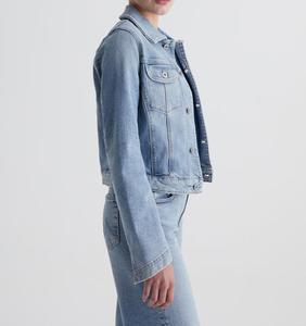 Veste en jean pour femme 2026, collection hiver, prix raisonnable, design personnalisé, respirante et écoresponsable, vente en gros - Product Image 3